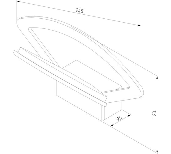 Настенный светодиодный светильник Elektrostandard Pavo LED белый MRL LED 1009 a043973