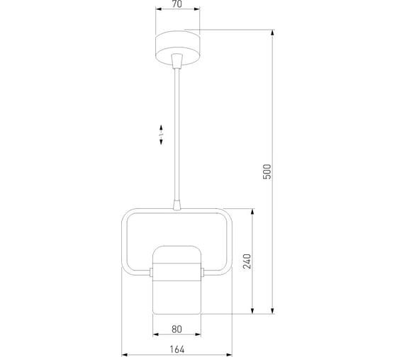 Подвесной светильник Elektrostandard 50165/1 LED белый/серебро a044563