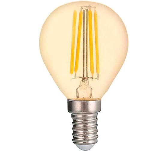 Лампа Jazzway PLED OMNI G45 8w E14 4000K Gold 230, 50 5021631