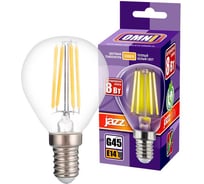 Лампа Jazzway PLED OMNI G45 8w E14 3000K CL 230, 50 5021334