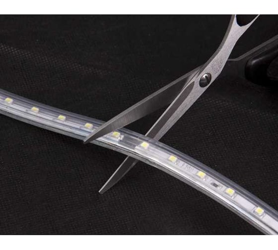 Светодиодная лента Jazzway MVS-2835/60-IP68-220V-B-1m 4.8Вт/м синий 220В без аксессуаров (упаковка 100м) 5004276A