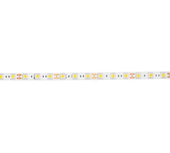 Светодиодная лента Jazzway PLS 5050/60-12В 14.4Вт/м 3000К теплый белый IP20 (упаковка 5м) 1000989
