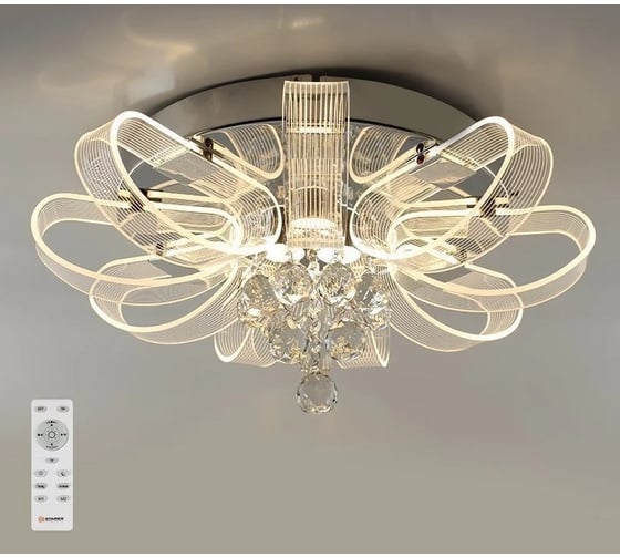 Управляемая светодиодная люстра ESTARES ITALIKA 60W R УУО00003626