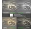 Управляемая светодиодная люстра ESTARES KIO four 100W 5R УУО00004782 5
