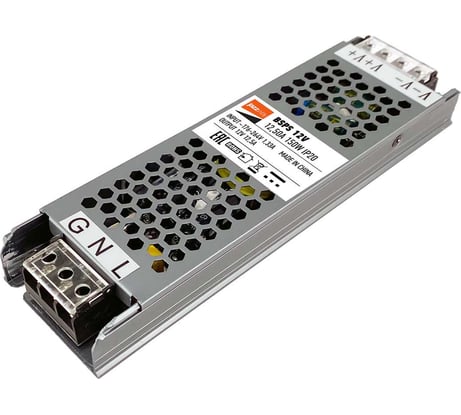 Блок питания для светодиодной ленты Jazzway 150Вт 12.5А 12В IP20 BSPS 5024397