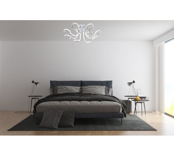 Люстра Rivoli 6005108, Accento, PL8, CR, 112W, LED, 4000K Б0038155
