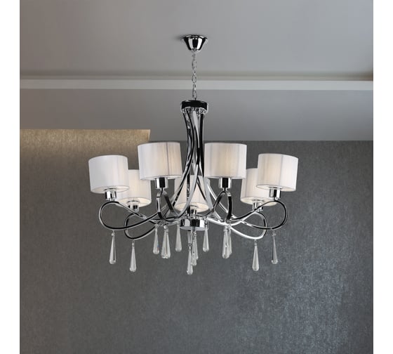 Люстра Rivoli 3019207, Raffinato, P7CR, 7xE14, 40W Б0038039