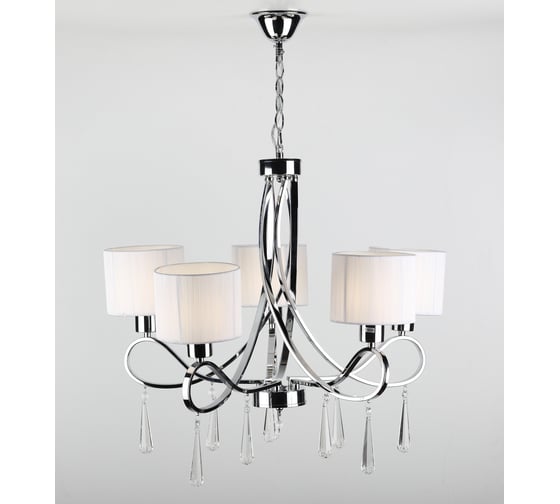 Люстра Rivoli 3019205, Raffinato, P5CR, 5xE14, 40W Б0038038