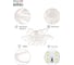 Люстра Rivoli 6009109, Cuore, PL9, WT108W, LED, 3000K Б0038162 5