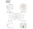 Люстра Rivoli 6009112, Cuore, PL12, WT, 144W, LED, 3000K Б0038163 3