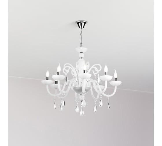 Люстра Rivoli 1003208, Sposa, P8, CR, 8xE14, 40W Б0037771