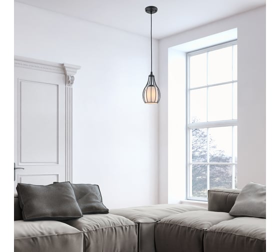 Подвес Rivoli Viola, P1, черный, 1E27, 60W Б0044358