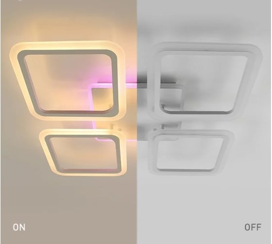 Управляемая светодиодная люстра ESTARES LOOK RGB 120W 4S УУ000004401