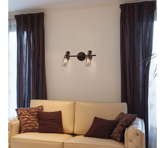 Спот Rivoli Lodi, W2, черный с золотом, Е142, 40W Б0044755