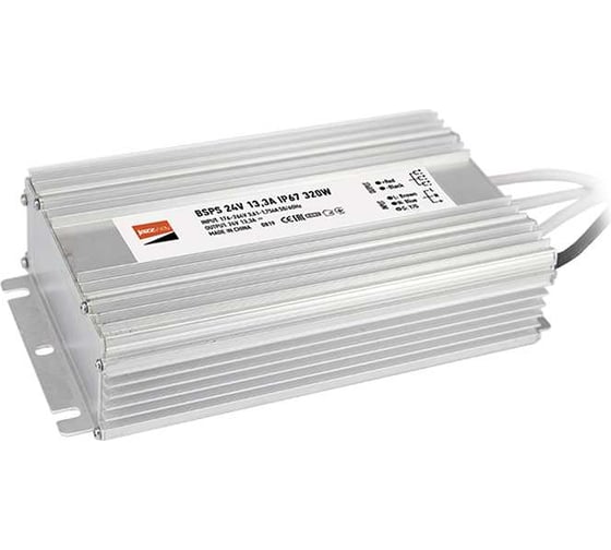 Блок питания для светодиодной ленты Jazzway PRO 320Вт 13.3А 24В IP67 BSPS влагозащитный 5024274 1