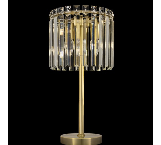Настольная лампа Citilux Джейн хрустальная, бронза CL306833