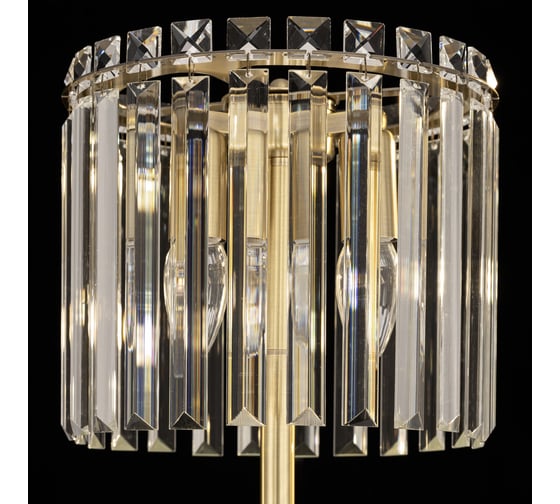 Настольная лампа Citilux Джейн хрустальная, бронза CL306833