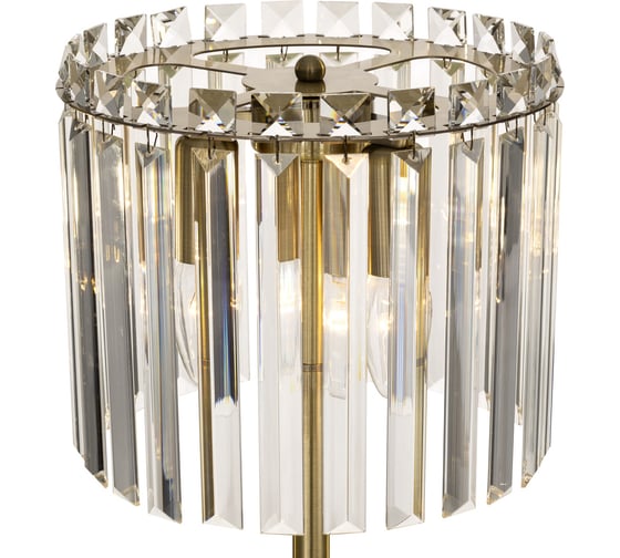 Настольная лампа Citilux Джейн хрустальная, бронза CL306833
