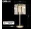 Настольная лампа Citilux Джейн хрустальная, бронза CL306833 3