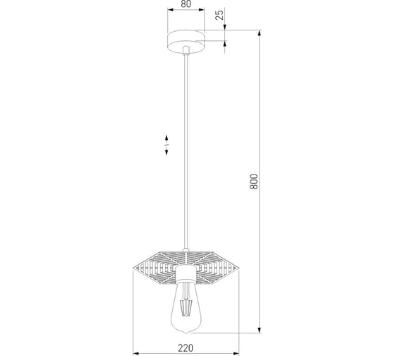 Подвесной светильник Elektrostandard 50167/1 серебряный a045407