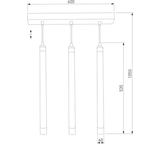 Подвесные светильники Eurosvet 50133/3 LED бронза a043910