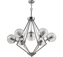 Подвесная люстра Crystal lux Fabricio SP7 Chrome/Transparente