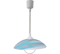 Светильник ЭЛЕТЕХ колорика, аделайн 410, НСБ 72-60, М52, матовый белый-лазурный, лифт белый, ИУ 1005253195