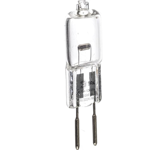 Галогенная лампа ЭРА GY6.35-JC-50W-12V, капсула, 50Вт, нейтральный, GY6.35 C0027372
