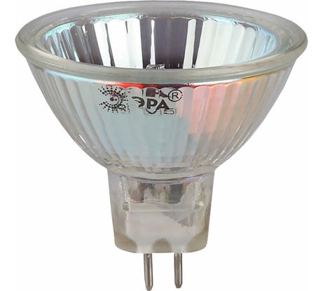 Галогенная лампа ЭРА GU5.3-JCDR, софиты, MR16-35W-230V-CL, 35Вт, GU5.3 нейтральный C0027363