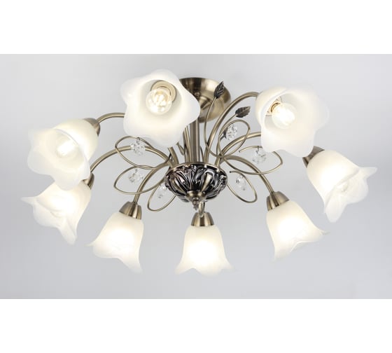 Люстра Rivoli 2031308 Giardino S8 AB 8хE14 40W Б0038453