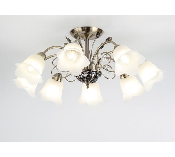 Люстра Rivoli 2031308 Giardino S8 AB 8хE14 40W Б0038453
