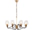 Люстра Rivoli 5045208 Fresco P8 черный с золотом 8хE14 40W Б0044369 1