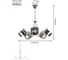 Люстра Rivoli 3035205 Lattea P5 CR 5хE14 40W Б0037693 9