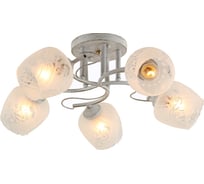 Люстра Rivoli 9008305 Pelle Р5 белый/золото 5 E27 40W Б0044459