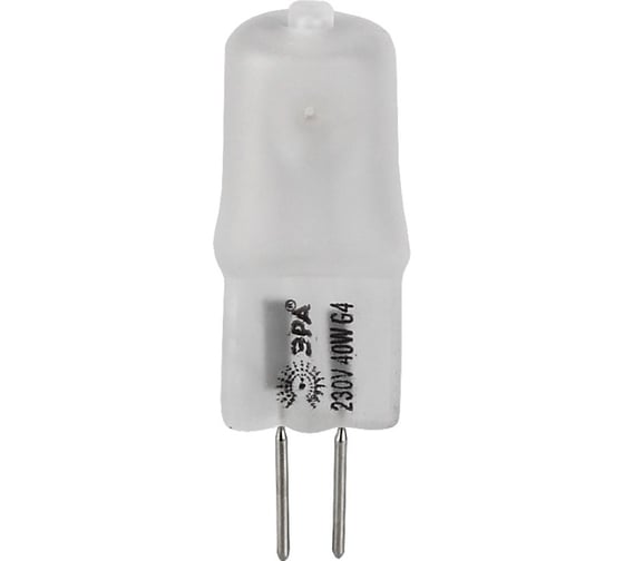 Галогенная лампа ЭРА G4 JCD 40W 230V FR капсула, 40Вт, нейтральный, G4 C0039282