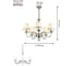 Люстра Rivoli 2024205 Firenze P5 AB 5хE14 40W Б0038431 9