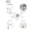 Люстра Rivoli 6004105 Petalo PL5 CR 70W LED 4000K Б0038152 4