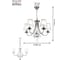 Люстра Rivoli 2022205 Mattina P5 CR 5хE14 40W Б0038425 10