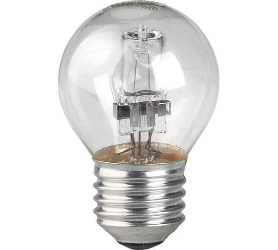 Галогенная лампа ЭРА HALP4542W230VE27CL шар, 42 Вт, нейтральный, E27 C0038553