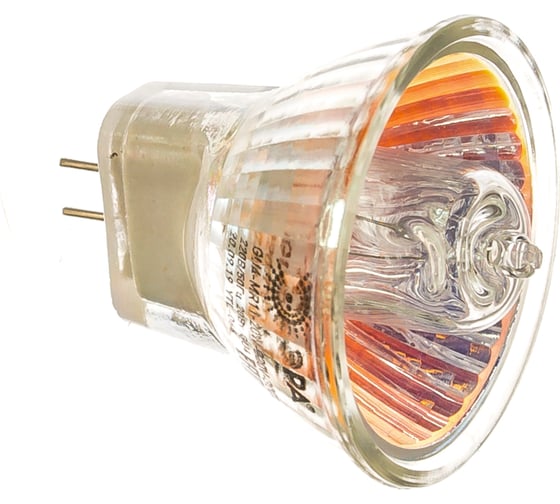 Галогенная лампа ЭРА GU4MR1120W220V30 CL, софитная, 20 Вт, нейтральный, GU4 Б0044093