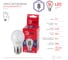 Светодиодная лампа ЭРА LED P458W865E27 R, шар, 8 Вт, холодный, E27 Б0045359 5