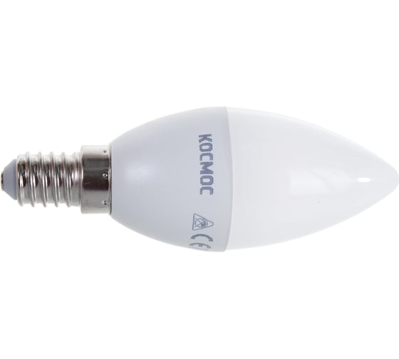 Светодиодная лампа КОСМОС LED 7.5W Свеча 220V E14 6500K LkecLED7.5wCNE1465