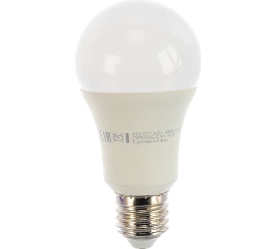 Светодиодная лампа Космос А60 20W 220V E27 3000K LkecLED20wA60E2730