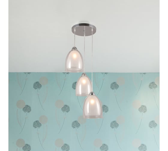 Подвес Rivoli 3044203 Dolce P3 хром Е27х3 60W Б0044408