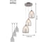 Подвес Rivoli 3044203 Dolce P3 хром Е27х3 60W Б0044408 5