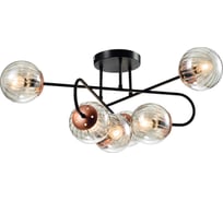 Люстра Rivoli 1016206 Altare P6 черный Е14х6 40W Б0044787