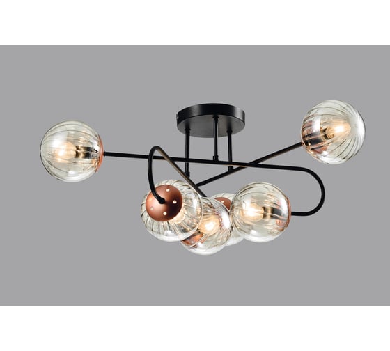 Люстра Rivoli 1016206 Altare P6 черный Е14х6 40W Б0044787