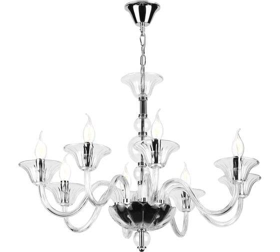 Люстра Rivoli 1008208 Nudo P8 CR 8хE14 40W Б0037784