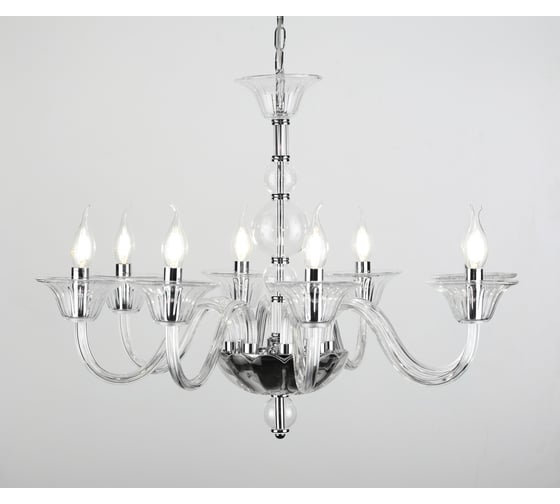 Люстра Rivoli 1008208 Nudo P8 CR 8хE14 40W Б0037784