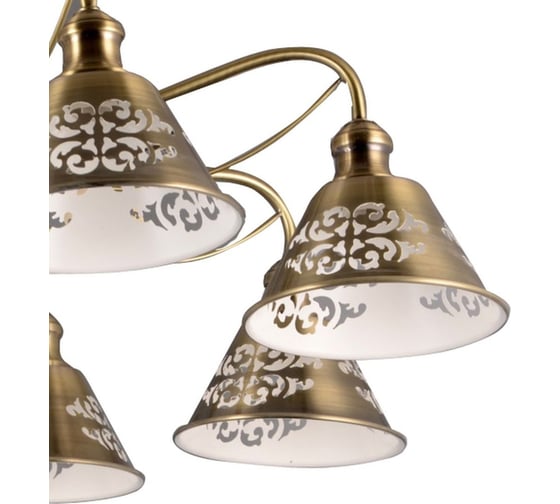 Люстра Rivoli 5018308 Medaglione S8 AB 8хE14 40W Б0038091